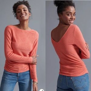 Anthropologie NWT Saturday Sunday Rhea Boat-Neck Top